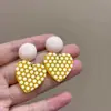 Pendientes Retro Estilo Hong Kong para Mujer 2026 Nuevo Estilo Popular Pendientes de Botón de Gama Alta Únicos Clips para Orejas Diseño Francés Accesorios de Pendientes Exagerados