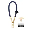 Cordón para Teléfono Móvil Personalizado de Alta Gama, Correa de Muñeca Trenzada, Cordón Corto para Funda de Teléfono Móvil, Venta al por Mayor de Fábrica