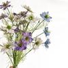 Estilo pintura al óleo flor artificial de mora rama larga de pasto negro flor falsa arte decoración suave para el hogar decoración de paisajismo de ventana accesorios de fotografía