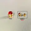 Calabaza Pequeña Torcida a Mano con Boca Incrustada, Accesorios de Tapa de Cobre para Juguete, Accesorios de Calabaza sin Grifo, Tapa Incrustada, Giratorio