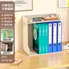 Organizador de escritorio portalibros caja de almacenamiento de carpetas estante soporte para libros de escritorio estante para libros infantiles de hierro