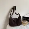 Bolso Cubo de Gran Capacidad, Bolso Cruzado, Bolso de Hombro Versátil y Sencillo, Bolso Casual Retro para Viajero, Bolso Tipo Dumpling, Comercio Exterior Transfronterizo