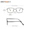 Nuevo Marco de Gafas Retro Marco Completo para Hombre Gafas Anti-Luz Azul Miopía Marco de Gafas Poligonal de Metal de Acero Inoxidable para Mujer