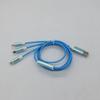 Línea de datos para streamer de uno a tres tipo-c carga rápida tres en uno RGB colorida línea luminosa para teléfono móvil marquesina de coche