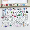 Acessórios para Joias DIY K Branco Gotejamento de Óleo Liga Estrela de Cinco Pontas Coroa Pingente Conjunto Misto de 100 Estilos para Pulseiras e Colares