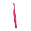 Pinzas para pestañas postizas antiadherentes antiadherentes al por mayor de fábrica pinza de pluma dorada para injerto de pestañas herramientas de maquillaje de belleza para principiantes