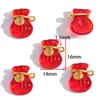 Estilo Chinês Festivo Fechadura Ruyi com Incrustação de Jade Sintético Bolsa da Sorte Amendoim Pingente Pulseira DIY Chaveiro Amendoim W672