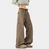 Jeans Masculino Lavado Vintage Tendência Verão 2026, cerca de 280g, Calça Workwear, Caimento Solto de Alta Qualidade