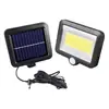 [Personalizado] Luz con sensor solar LED dividida para exterior, jardín, iluminación, luz de garaje, aplique de pared de tres funciones