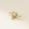 Colgante amuleto de plata pura 999 con mantra de seis caracteres plateado en 3D, finamente elaborado con detalles dorados, adorno colgante de campana tintineante, accesorios de material de cordón Q0243