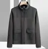Jaqueta de Lã Logo Personalizado Roupa de Trabalho Moletom de Lã com Texto Impresso Uniforme de Grupo Empresa Bordado Personalizado