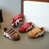 Zapatos de tela con estampado de leopardo para niños 2025 Invierno Nuevos Zapatos Deportivos de Felpa para Niñas, Niños Medianos y Grandes, Zapatos Cálidos de Doble Algodón