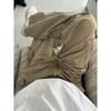 MYQ Diseño Sense Overol Recto para Hombre Primavera y Verano Pantalones Casuales Holgados Moda Coreana Pantalones con Sentido de Alta Gama