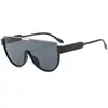 Gafas de Sol de Lente Único Marca B de París, Unisex Transfronterizas Estilo Ins Europeo y Americano Gafas de Sol de Ojo de Gato de Colores