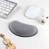 Espuma de Memória Pulso Mouse Base de Borracha Rebound Lento Almofada Confortável Teclado Almofada Escritório Teclado Sem Fio Apoio de Pulso Mouse Pad
