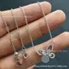 Colar de Diamante Gota d'Água Graff Versão Alta V Dourada Luxo Leve Versátil Mesmo Estilo Pingente Totalmente Diamantado Corrente para Clavícula Feminina Processo CNC