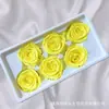 Flor Imortal Transfronteiriça 5-6cm Grau A Rosa 6 Cabeças Material Floral Matéria-Prima DIY Manual Caixa de Presente Presente de Aniversário
