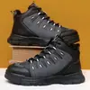 2026 Nuevos Zapatos de Senderismo para Hombre al Aire Libre Algodón Individual Mismo Estilo Transpirables de Caña Media Zapatos de Senderismo Zapatos Deportivos Todoterreno Estilo Transfronterizo