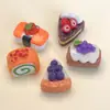 Accesorios de Resina Dibujos Animados DIY Materiales Hechos a Mano Juguete de Comida Artificial Accesorios para Pastel y Cabello Llavero Imán para Refrigerador Materiales Decorativos