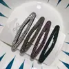 Estilo Coreano Super Brillante Strass Largo Clip bb para Flequillo Roto Pinza Rota Artefacto para Peinar Flequillo Delantero de Mujer Clip para Romper la Parte Posterior de la Cabeza