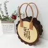 2026 Festival de Mitad de Otoño Bolsa de Fieltro Caja de Regalo para Pasteles de Luna Bolsa de Hombro de Fieltro Bolsa de Regalo Abierta por Arriba para el Festival de Mitad de Otoño