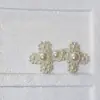Hebilla de Cheongsam Hebilla de Perla Tejida a Mano Vestido Estilo Retro Hebilla Decorativa Lujo Ligero Botón de Cristal Hanfu