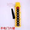 Interruptor de Control de Grúa Elevadora Eléctrica Tipo Botón Miniatura Manija Arriba/Abajo 220V/380v
