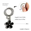 Transfronterizo Nuevo Lazo Negro Sedas y Satines Metal Anillo de Resorte Abierto Colgante Decoración DIY para Zapatos Equipaje Accesorios de Decoración