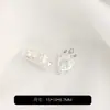 Cuentas Espaciadoras Corazón Corona de Circonia Chapadas en Oro de 14K que Conservan el Color Pulsera de Cristal Hecha a Mano DIY Caja Mágica de Cuentas Accesorios de Joyería