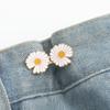 Botón de Cintura de Margarita Pequeña Cinturilla de Jeans Desmontable Hebilla Metálica Ajustable Herramienta Adelgazante de Cintura