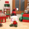 Decorações de Natal Transfronteiriças Rena Chapéu Xadrez Boneco Sem Rosto Velho da Floresta Enfeites Boneco Anão Chifre