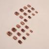 Pieza de belleza para uñas estilo retro Rosa Perla Corta Dulce chica ins uña postiza terminada para usar uña terminada uñas