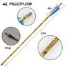 Flechas de carbono com haste camuflada para arcos compostos e recurvos, pontas intercambiáveis, equipamento de tiro com arco, 16-22 polegadas, best-seller transfronteiriço