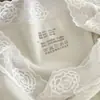 Falda Azul Pequeña 6057 Encaje Acanalado Suave Amigable con la Piel Recorte Ropa Interior Femenina Cintura Media Sin Costuras Moldeadora de Cadera Algodón Puro Triángulo de Entrepierna Bragas
