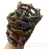 Pulsera Columna del Cielo de Tres Nueve Ojos Ágata Calcedonia Unisex Cuentas Budistas de Rezo del Tíbet Ojo del Cielo Estilo Étnico Pulsera de Cuentas de Jade Venta Directa