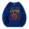 Suéter de otoño para hombre Amazon de manga larga con cuello redondo Club del Infierno Stranger Things 4 sudadera para hombre