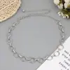 Venta Directa del Fabricante de Cadenas para Joyería Accesorios de Ropa Accesorios DIY Material Cadena para Cintura Collar Tobillera Círculo Grande y Pequeño Cadena Suelta de Cobre