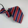 Corbata de Hombre 8cm Formal Nudo Hecho a Mano Sin Nudos Cremallera Camisa de Mujer Negocios Gama Alta Estampada Azul Oscuro Rojo Negro
