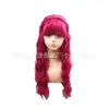 Descendants5 Descendants5 Herdeira Estelar Cabelo Longo Cacheado Rosa Peruca de Halloween Peruca Cosplay 2026 Novo