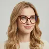 Nuevo Marco de Gafas Retro Moda Cat-Eye Europeo y Americano Espejo Plano para Cejas Gafas Lisas de Moda Gafas con Filtro de Luz Azul