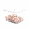 Tienda de Semillas Tostadas y Frutos Secos Caja Sellada de Vidrio Alimentos Semillas de Melón y Frutas Secas Caja de Plástico Transparente Caja de Conservación Acrílica a Prueba de Humedad y Polvo