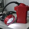 Luminária de capacete mineira intrinsecamente segura, recarregável, montada na cabeça, tamanho pequeno, câmera, lâmpada mineira de chamada de emergência