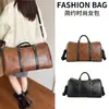 Bolsa de Almacenamiento Casual para Viajes al por Mayor de Fábrica, Cuero PU, Separación Húmeda y Seca, Bolsa de Gimnasio, Bolsa para Viajes Cortos de Negocios, para Abordar