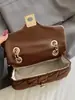 Bolso de cadena con patrón de rombos para mujer, nuevo modelo principios de otoño 2026, bolso de mano pequeño, color liso, moderno para el trabajo y los desplazamientos, bolso de hombro y cruzado