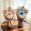 Dia dos Namorados, Dia dos Professores, Flores Artificiais de Crochê, Tulipas, Rosas, Presentes de Aniversário, Lembrancinhas, Atacado Transfronteiriço