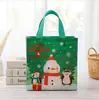 Direto do fabricante: Sacolas de presente pintadas com tema de Natal, sacolas de não tecido revestido, sacolas de presente de aniversário e sacolas para doces de Halloween