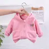 Nueva Chaqueta de Polar con Capucha para Niñas de Primavera y Otoño Ropa Casual Estilo Western para Niños Ropa de Béisbol para Bebés Moda de Primavera
