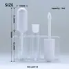 Tubo Vacío de Brillo de Labios en Cápsula de 3 ml Tubo Redondo para Brillo de Labios Tubo para Corrector Tubo de Plástico Vacío Material de Empaque Cosmético para Labial