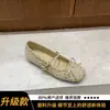 Zapatos Mary Jane de lunares estilo retro francés, bailarinas de verano para mujer con punta fina y tacón oculto, diseño de lazo, zapatos individuales para niñas