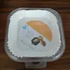 Forminhas de papel manteiga de silicone para air fryers, papel redondo absorvente de óleo, papel para assadeira, antiaderente, à prova d'água, bandeja de papel sem lavagem
